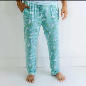 NWT Men’s little sleepies pajama pants shark soirée print